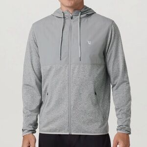 NEW Vuori Mens Sunday Element Jacket - Grey Heather